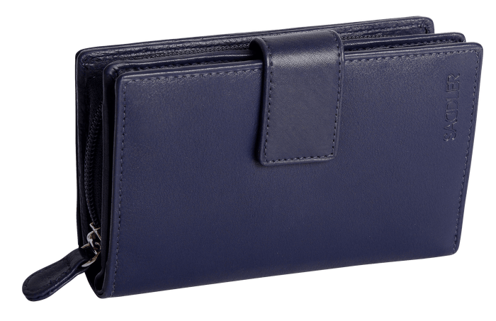 Georgie RFID Leather Double-Sided Purse - Bascora