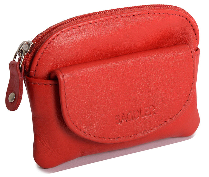 Molly RFID Leather Coin Purse - Bascora