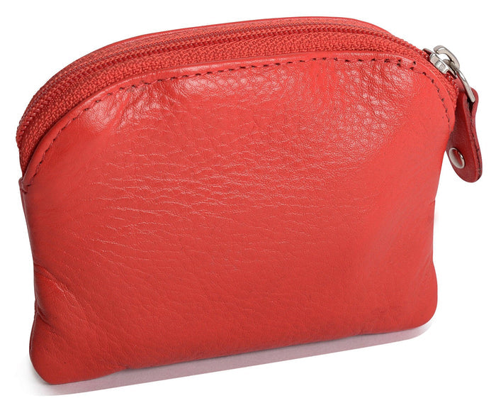 Molly RFID Leather Coin Purse - Bascora