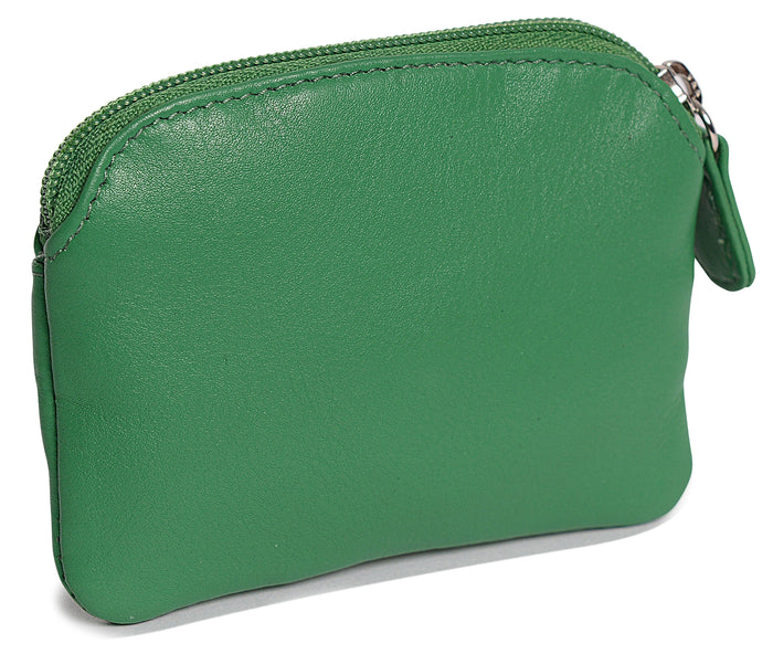 Molly RFID Leather Coin Purse - Bascora