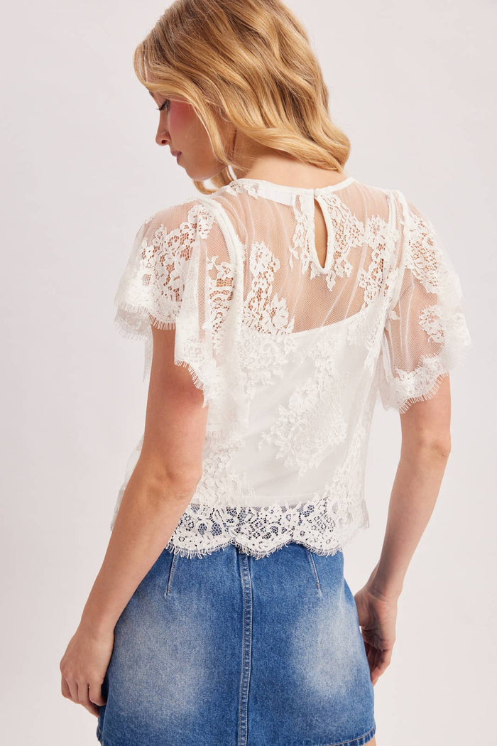 Seanna Lace Top