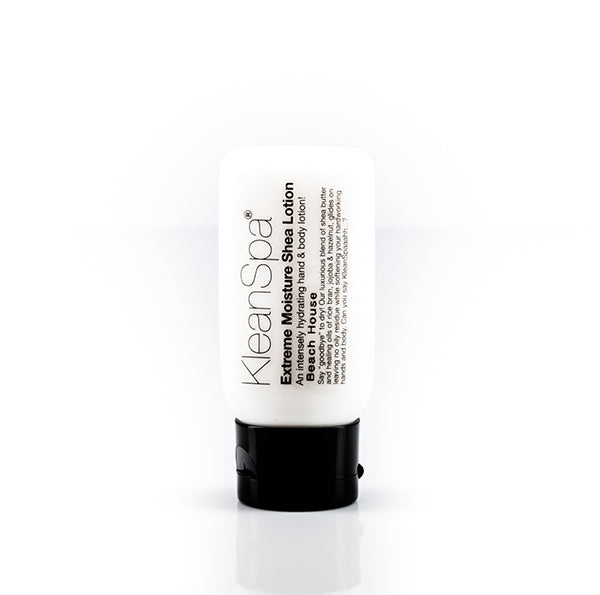 travel bottle of vanilla shea lotion