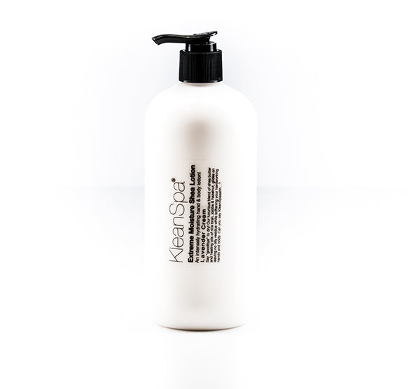 large size bottle of vanilla shea lotion
