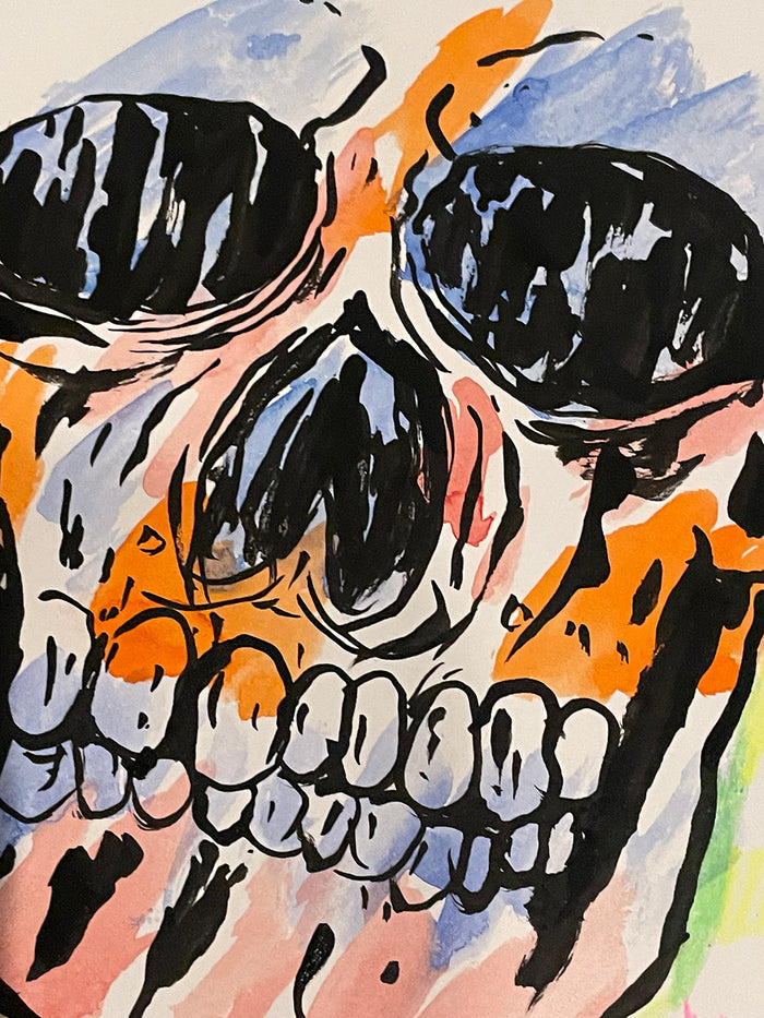 Skull Watercolor