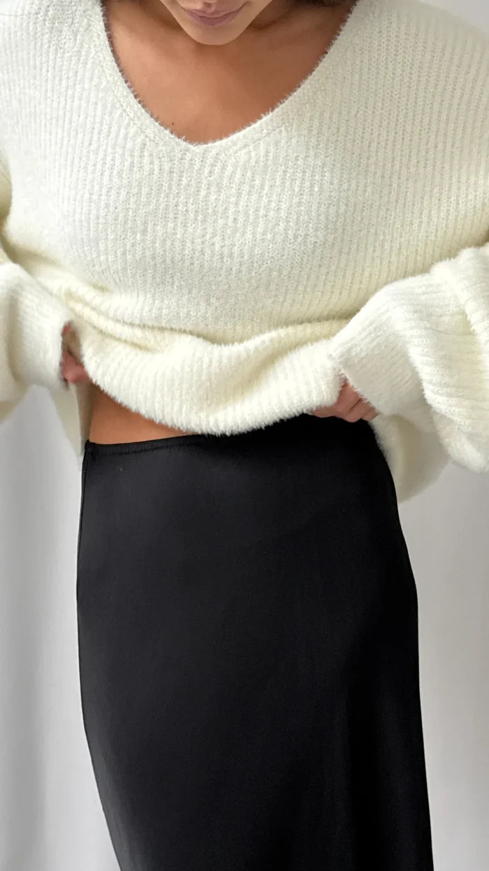 SOLENE LACE SKIRT | Black - Darling & Domain