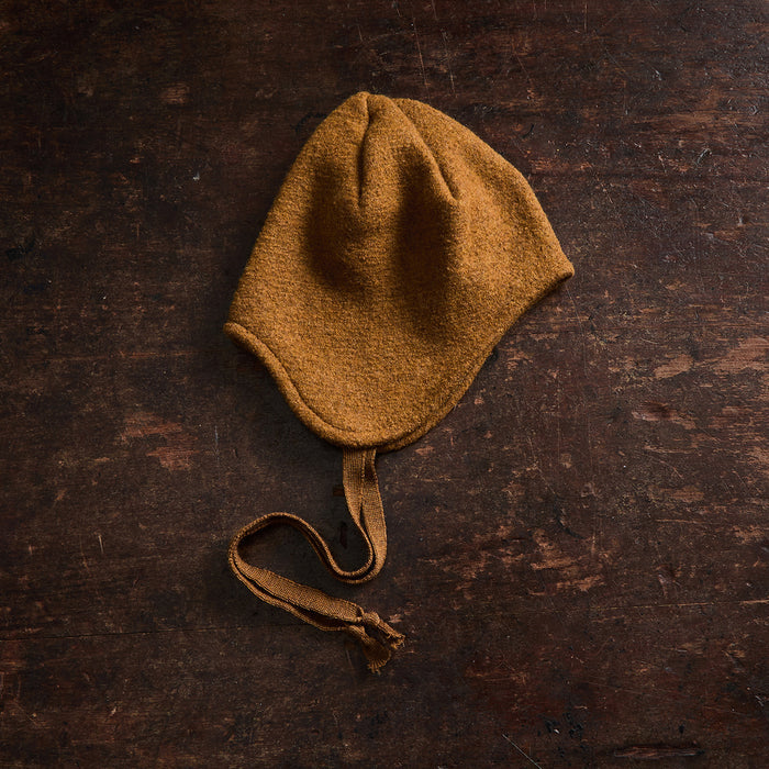 Strath Baby & Kids Hat - Boiled Merino Wool  - Copper