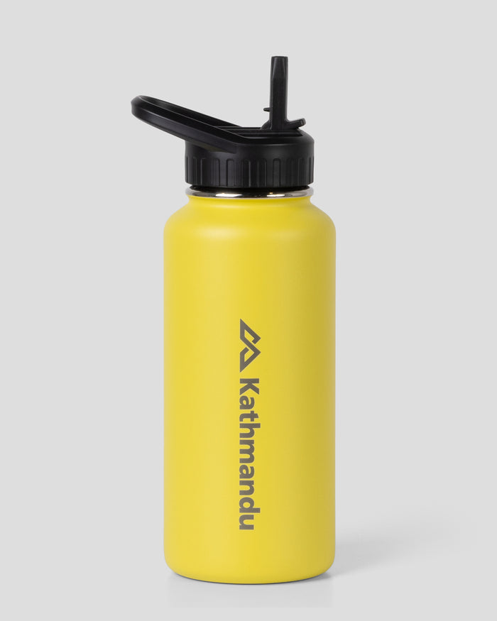 Straw Lid Insulated Bottle - 950 ml - Bright Moss