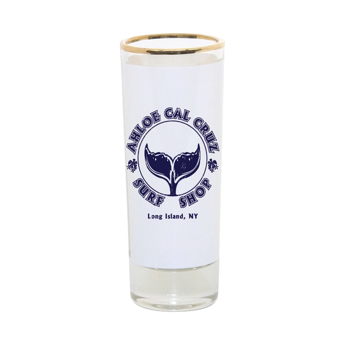 Sublimatable Glass Shooter with Gold Rim