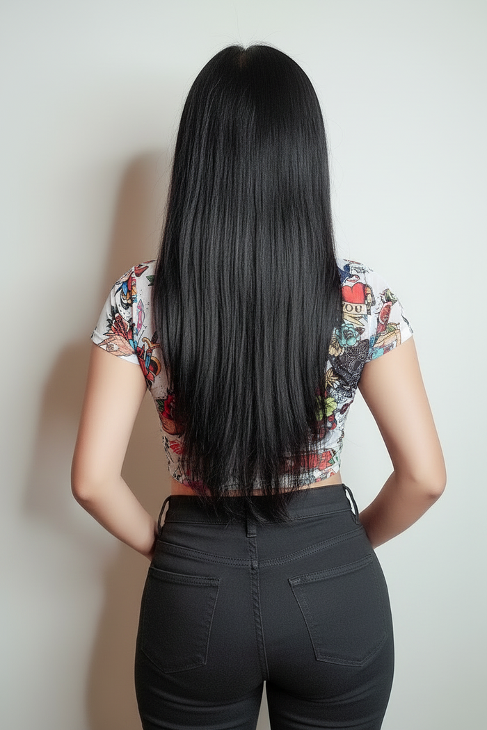 Tattoo Print Crop Top