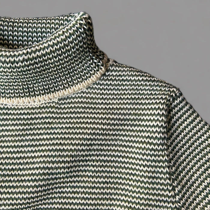 THE ENDURANCE - ECRU/GREEN STRIPE