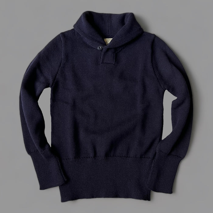 THE EXPEDITION SHAWL  - NAVY BLUE