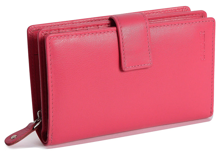 The Holly RFID Leather Wallet by Saddler - Bascora