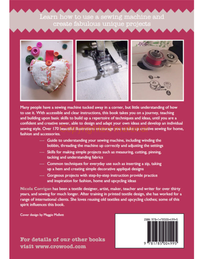 Understanding and Using a Sewing Machine, Nicola Corrigan