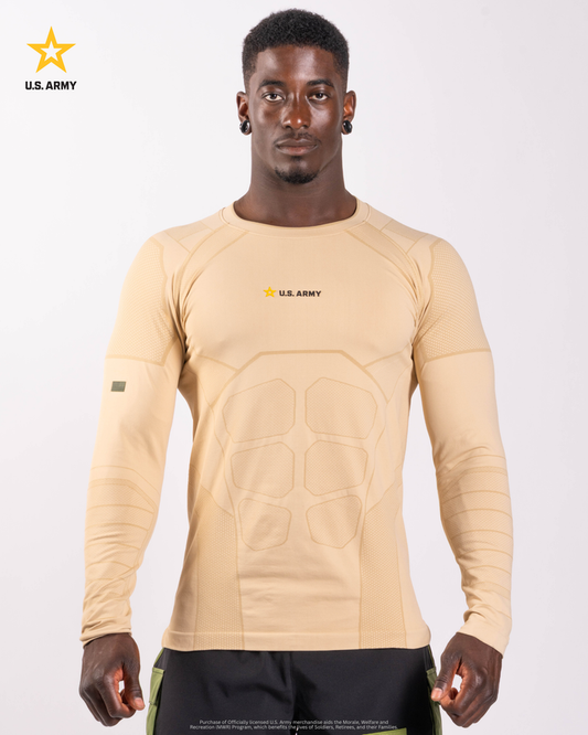 U.S. Army SX-006: PT COMPRESSION LONG SLEEVE - Desert Storm