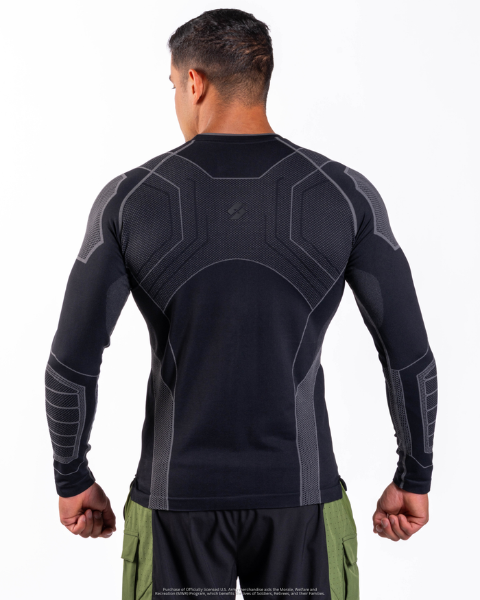 U.S. Army SX-006: PT COMPRESSION LONG SLEEVE - Stealth