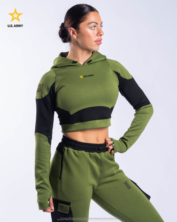 U.S. Army SX-009: WOMENS FIELD TRAINING CROPPED HOODIE