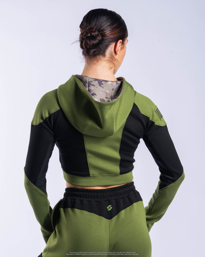 U.S. Army SX-009: WOMENS FIELD TRAINING CROPPED HOODIE