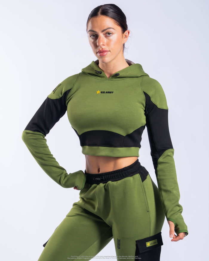 U.S. Army SX-009: WOMENS FIELD TRAINING CROPPED HOODIE