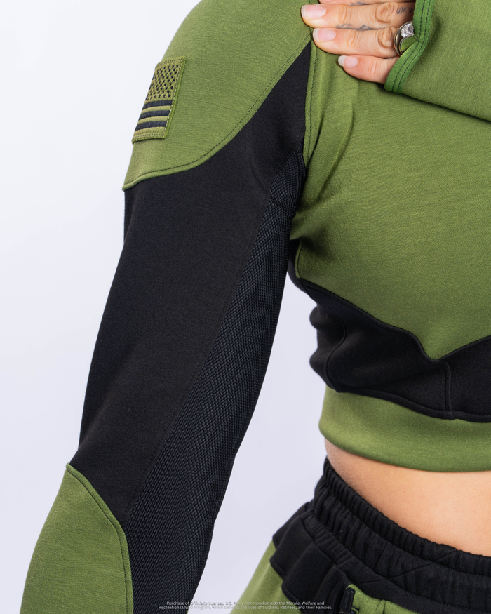 U.S. Army SX-009: WOMENS FIELD TRAINING CROPPED HOODIE