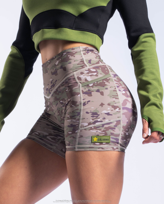 U.S. Army SX-011: WOMENS FIELD PERFORMANCE BIKER SHORTS