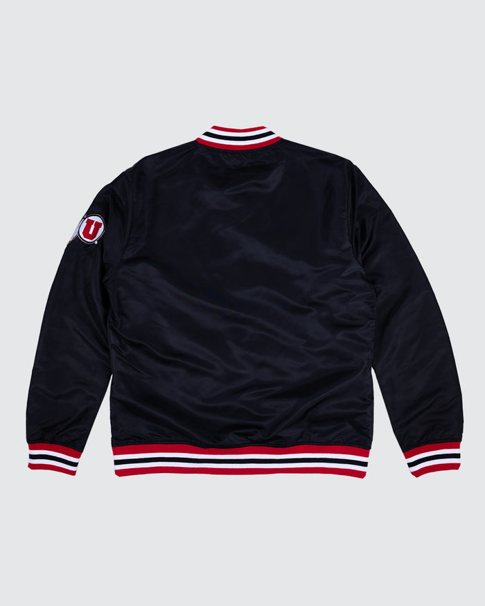Utah Utes Black Varsity Jacket