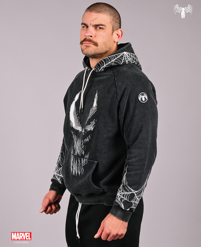 VENOM Acid Wash Oversized Pullover