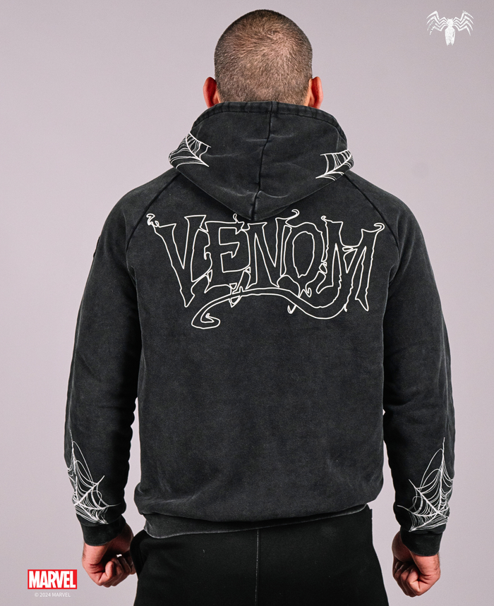 VENOM Acid Wash Oversized Pullover