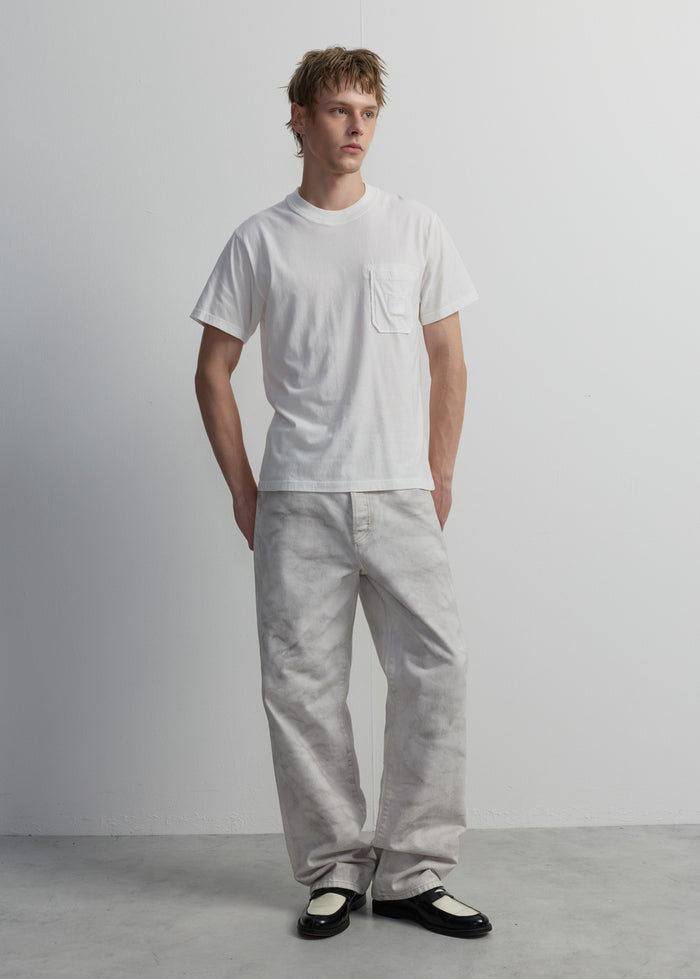 VINTAGE PIGMENT-WASHED POCKET TEE