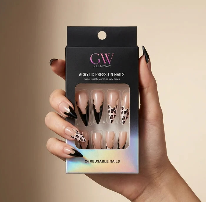Wild Seduction Stiletto Press-On Nails