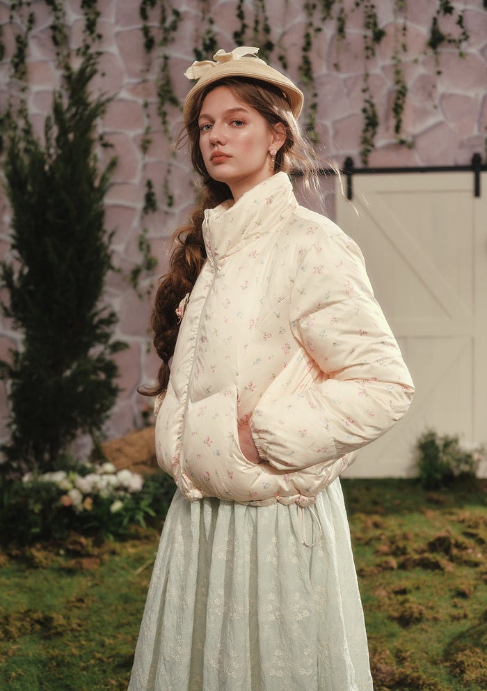 Winter Garden Down Jacket (White)