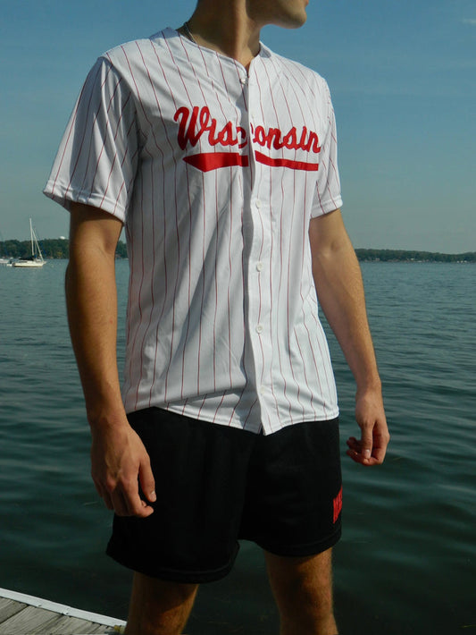 Wisconsin Retro Baseball Jersey