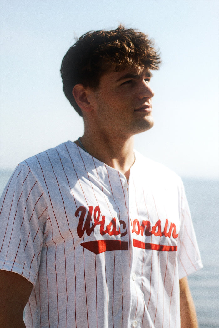 Wisconsin Retro Baseball Jersey