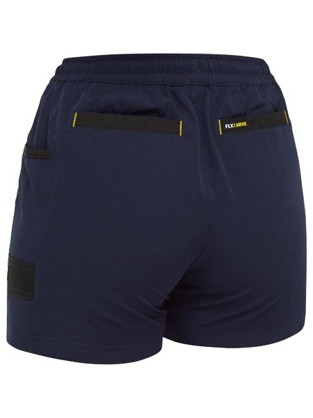 Women's 4-way Stretch Elastic Waist Shorts BSHL1331