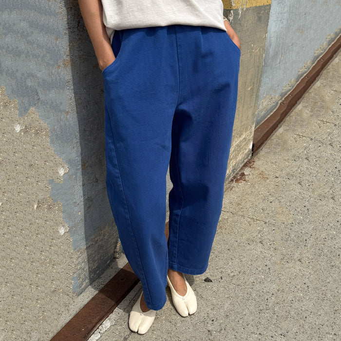Women's Cotton  Arc Pants - Azure