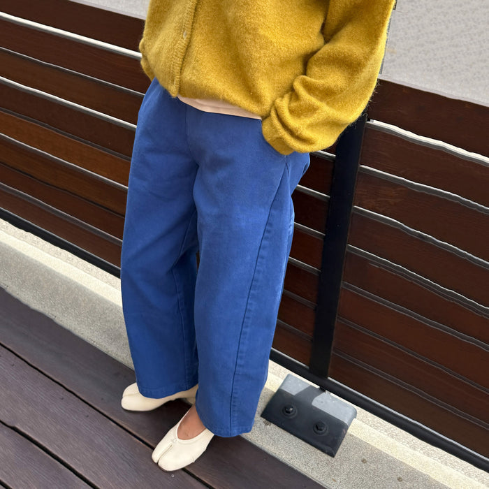 Women's Cotton  Arc Pants - Azure