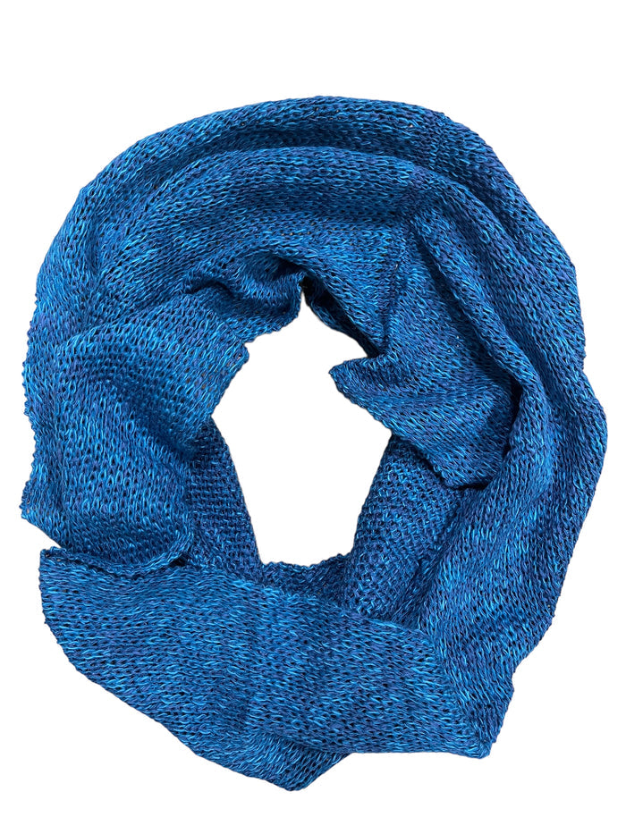 Denim - Linen Infinity Scarf