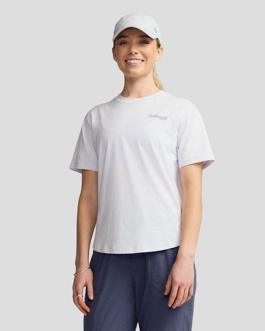 Women’s River Organic Cotton T-shirt  -  Bright Lilac