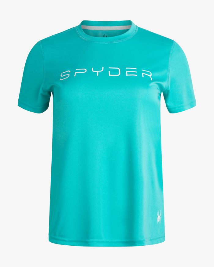 Women's Spyder Short Sleeve - Aquamarine