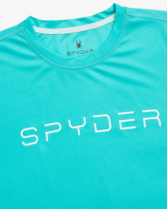 Women's Spyder Short Sleeve - Aquamarine