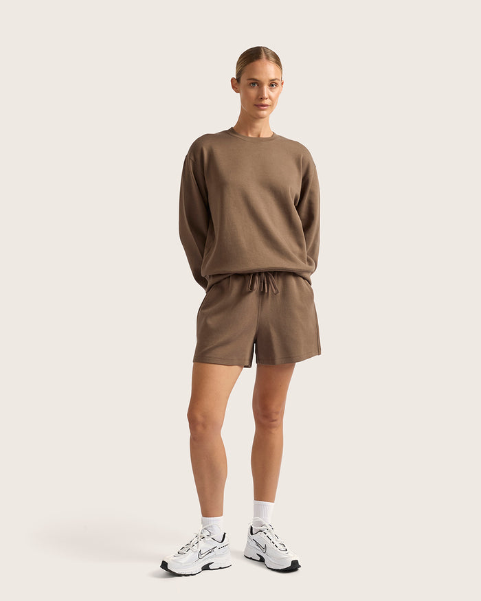 Women's Sweat Shorts 3" - Oyster