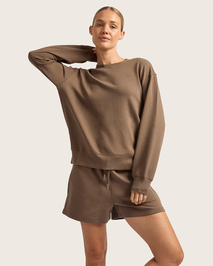Women's Sweat Shorts 3" - Oyster