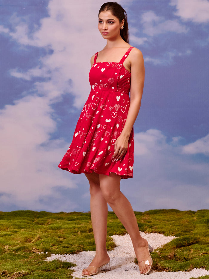 Women's tier style shirt dress