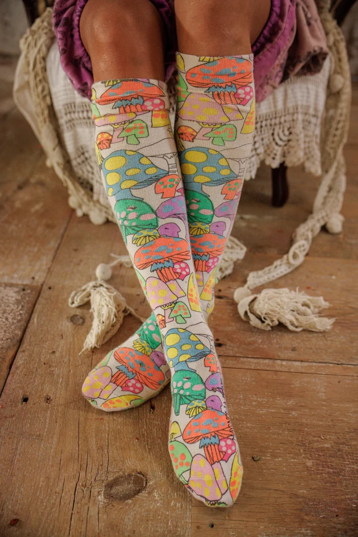 Wonderland OTK Socks