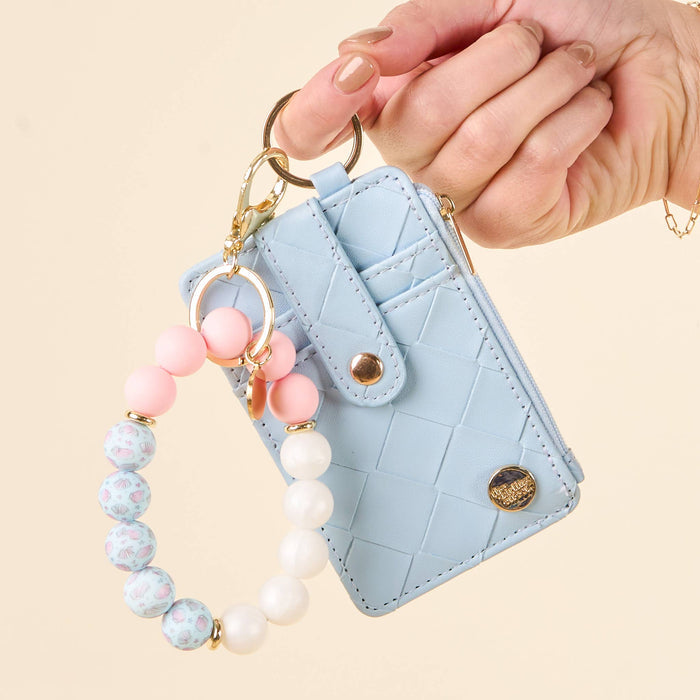 Woven Wallet blue-N39