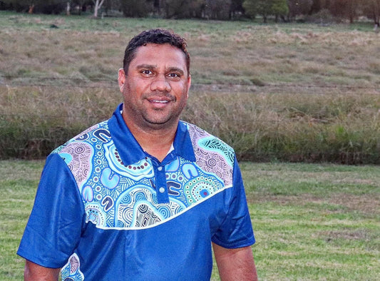 Yarning Circles Naidoc Art Polo