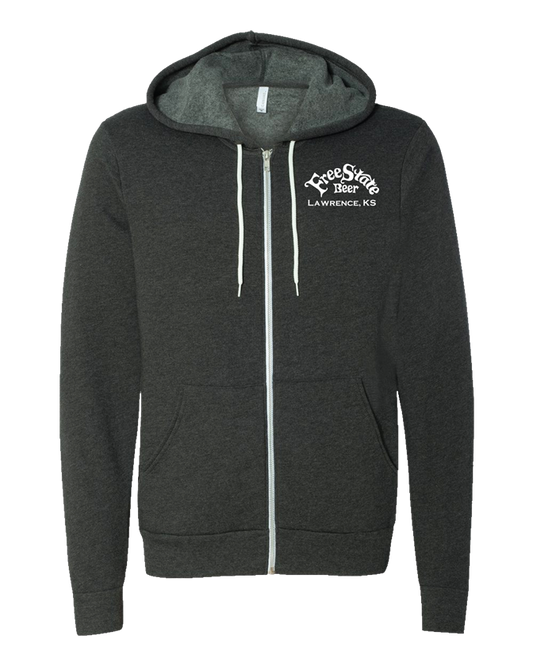 Zipper Logo Hoodie